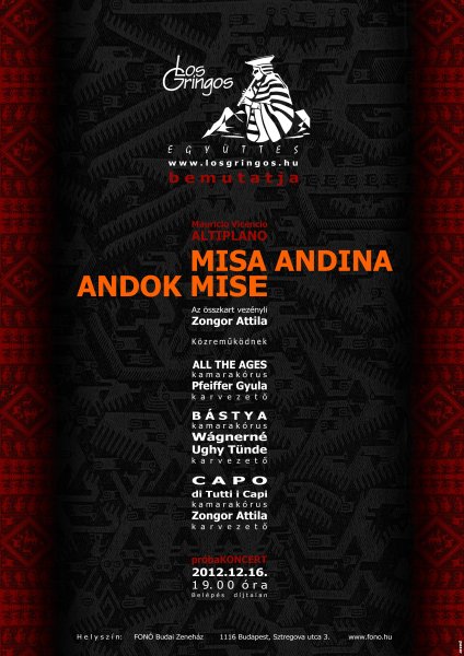 MISA ANDINA - ANDOK MISE PróbaKONCERT