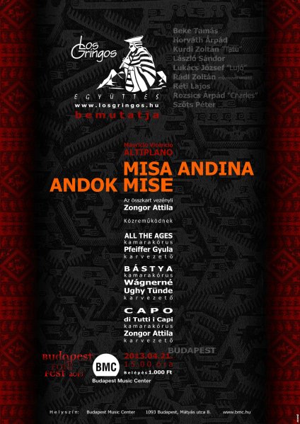 MISA ANDINA - ANDOK MISE Koncert Budapest