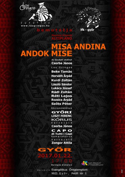 MISA ANDINA - ANDOK MISE Koncert Győr Evangélikus Öregtemplom