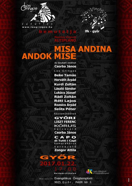 MISA ANDINA - ANDOK MISE Koncert Győr Evangélikus Öregtemplom