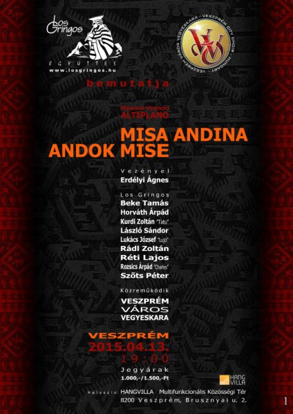 MISA ANDINA - ANDOK MISE Koncert Veszprém